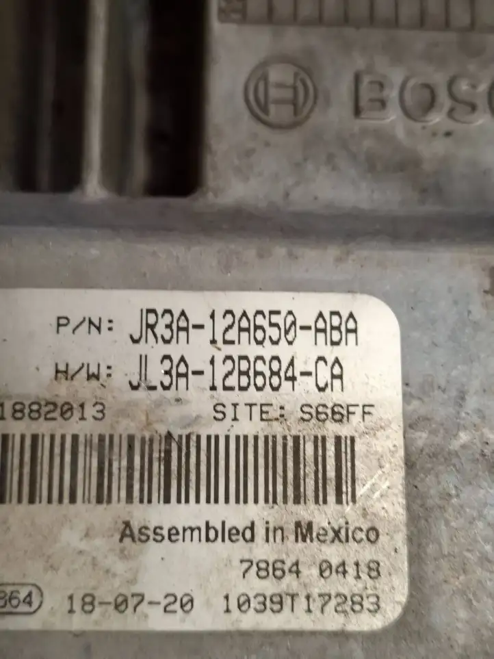 Ford Mustang VI (2015 - )  JR3A12A650ABA Блок управления двигателя