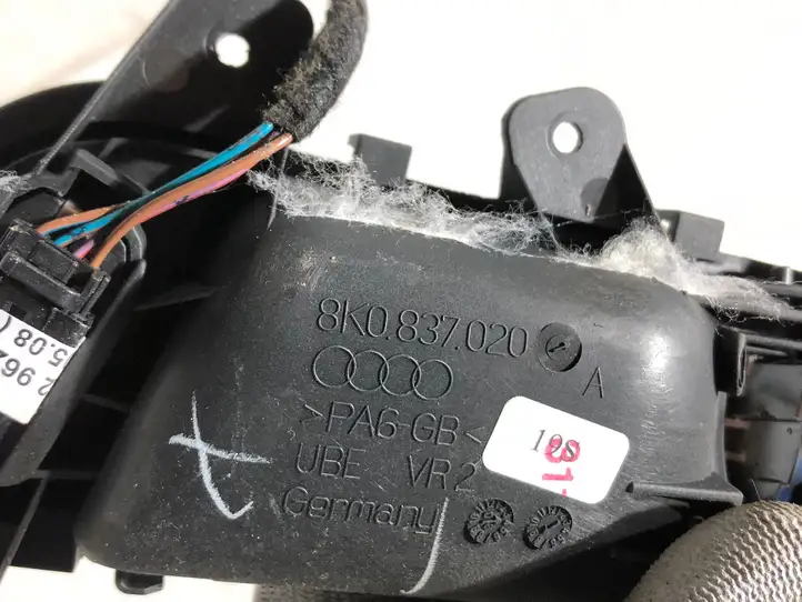 Audi A4 S4 B8 8K (2007 - 2011) 8K0837020 Внутренняя ручка двери — фото 3