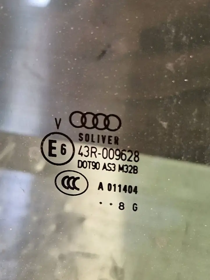 Audi A6 Allroad C6 (2006 - 2008) 43R009628 Стекло задней двери — фото 3