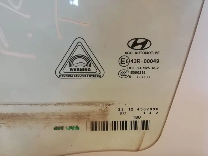 Hyundai Tucson TL (2015 - ) 43R00049 Стекло передней двери — фото 2