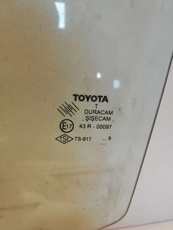 Toyota Corolla Verso AR10 (2004 - 2009) 43R00097 Стекло передней двери — фото 2