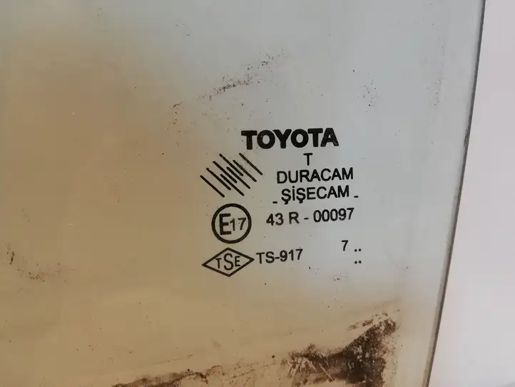 Toyota Corolla Verso AR10 (2004 - 2009) 43R00097 Стекло передней двери — фото 2