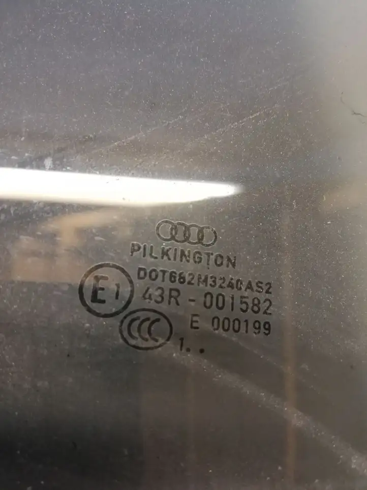 Audi A4 S4 B8 8K (2007 - 2011) 43R001582 Стекло задней двери — фото 2