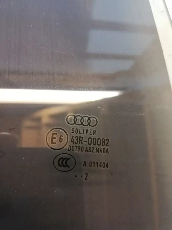 Audi A4 S4 B8 8K (2007 - 2011) 43R00082 Стекло задней двери — фото 2