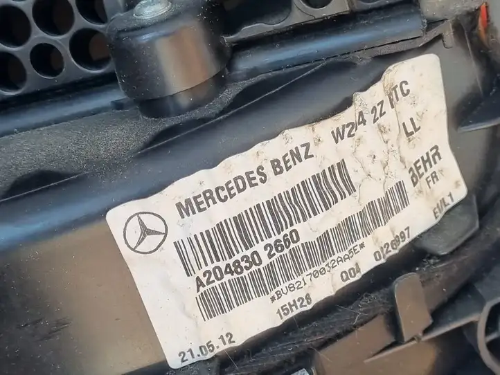 Mercedes-Benz C W204 (2007 - 2014) A2048302660 Комплект системы вентиляции салона — фото 9