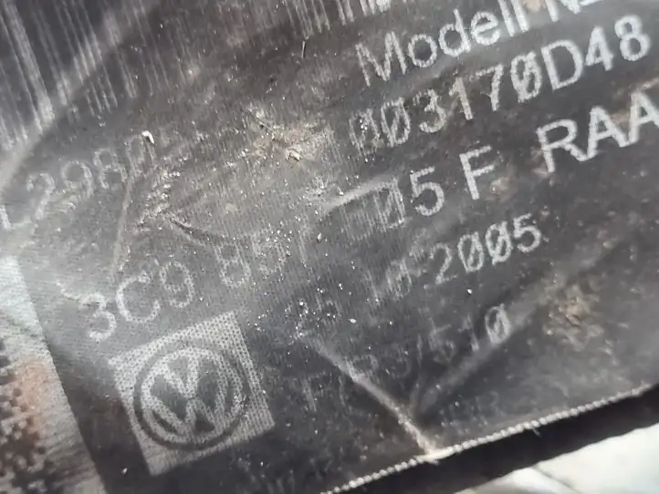 Volkswagen PASSAT B6 (2005 - 2010) 3C9857805F Задний ремень безопасности — фото 2