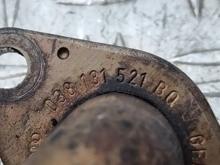 Seat Altea XL (2004 - 2015) 038131521BQ Трубка EGR — фото 3