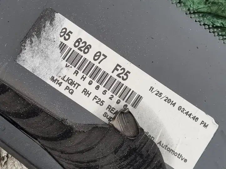 BMW X3 F25 (2010 - 2017) 7205626 Заднее боковое стекло — фото 3