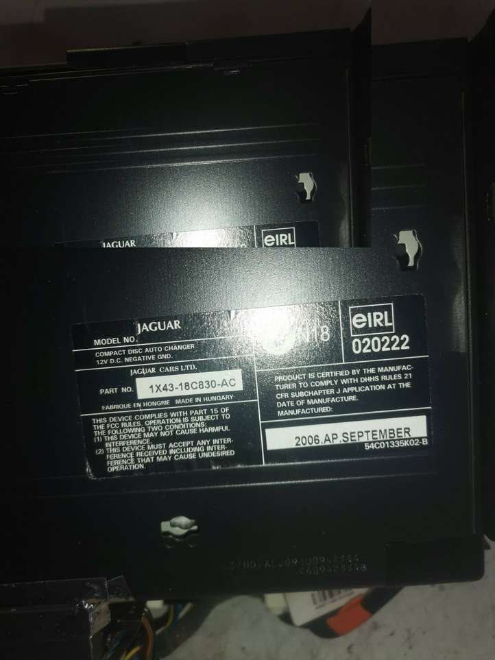 Jaguar S-Type (2004 - 2008)  1x4318c830ac CD/DVD чейнджер