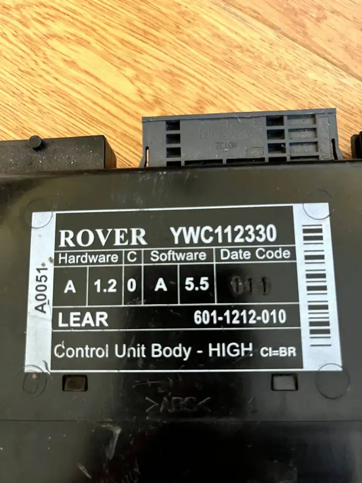 Rover 75 (1995 - 2006) 6011212010 Модуль комфорта — фото 2