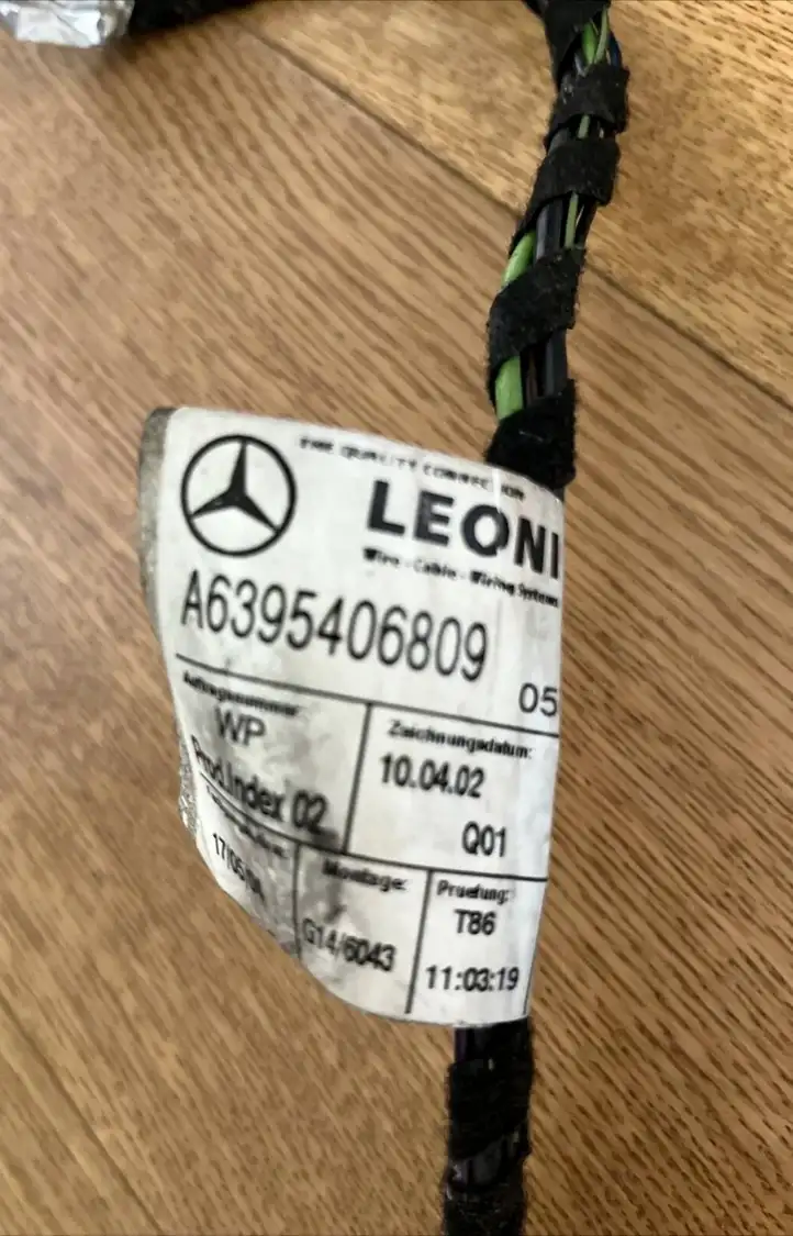 Mercedes-Benz Vito Viano W639 (2003 - 2010) A6395406809 Жгут проводов двери — фото 2