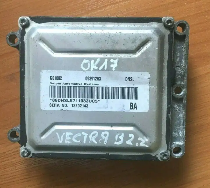 Opel Vectra B (1999 - 2002) 09391263 Блок управления двигателем (ЭБУ) — фото 1