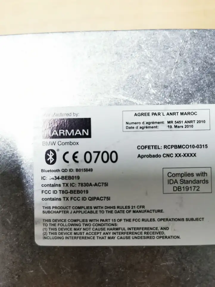 BMW 5 GT F07 (2010 - 2017) 2447928 Bluetooth модуль — фото 4
