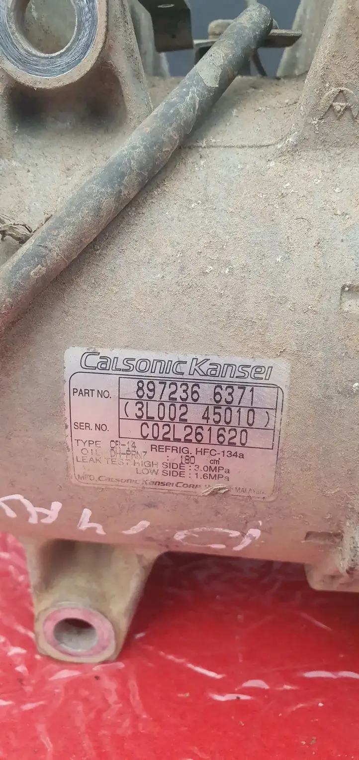 Isuzu D-Max (2002 - 2008) 8972366371 Компрессор (насос) кондиционера воздуха — фото 2