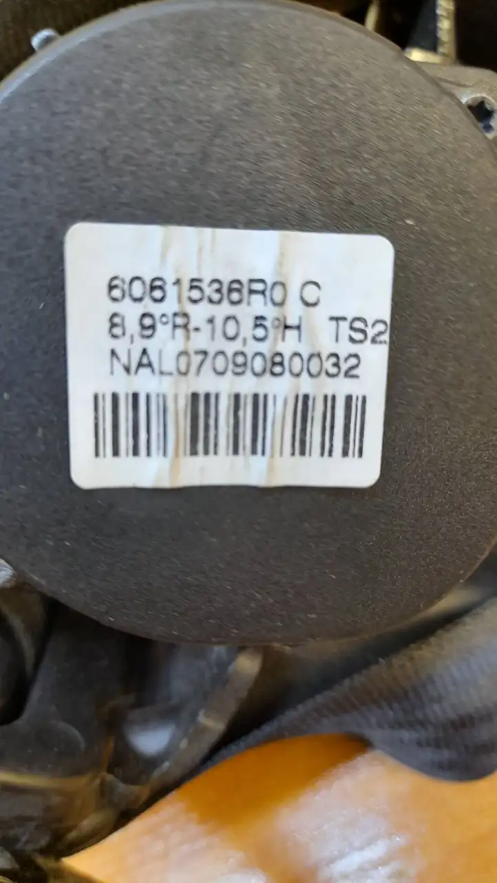 Volvo V70 (2007 - 2013) 6061536R0C Задний ремень безопасности — фото 2