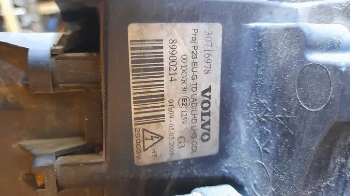 Volvo S80 (2004 - 2006) 30716978 Передняя фара — фото 2