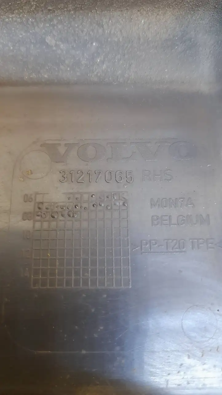 Volvo S80 (2006 - 2009) 31217065 Дефлектор воздуха — фото 2