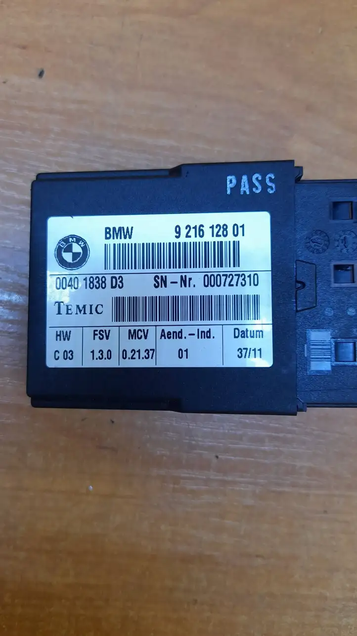 BMW 3 E90 E91 (2005 - 2012) 921612801 Прочие блоки управления — фото 2