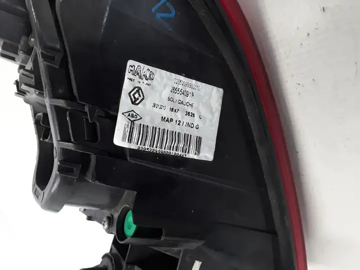 Renault Clio IV (2012 - 2019) 265554091R Задний фонарь в кузове — фото 2