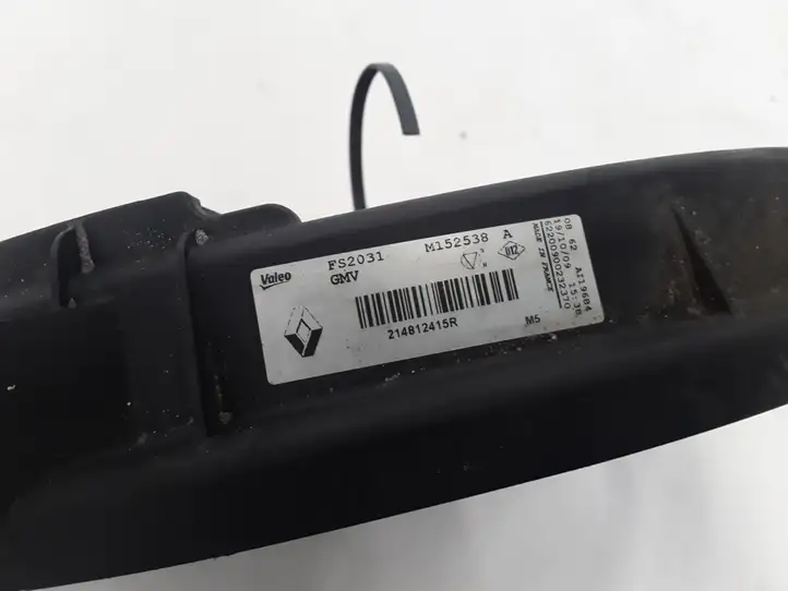 Renault Scenic III - Grand scenic III (2009 - 2016) 214812415R Дифузор радиатора — фото 2