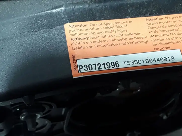 Volvo S80 (2006 - 2009) 30721996 Подушка безопасности руля — фото 3