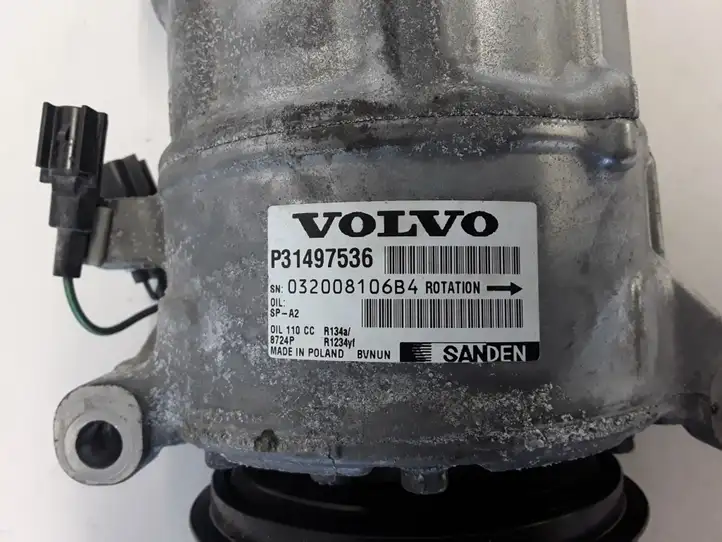 Volvo XC60 (2013 - 2017) 31497536 Компрессор (насос) кондиционера воздуха — фото 3