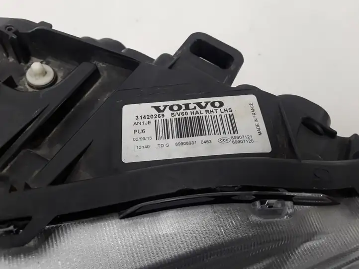 Volvo V60 (2013 - 2018) 31420269 Передняя фара — фото 3