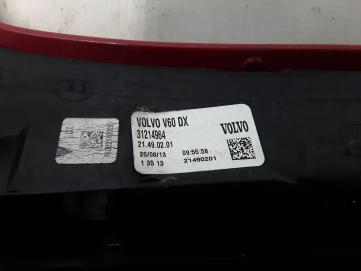 Volvo V60 (2013 - 2018) 31214964 Задний фонарь в кузове — фото 5