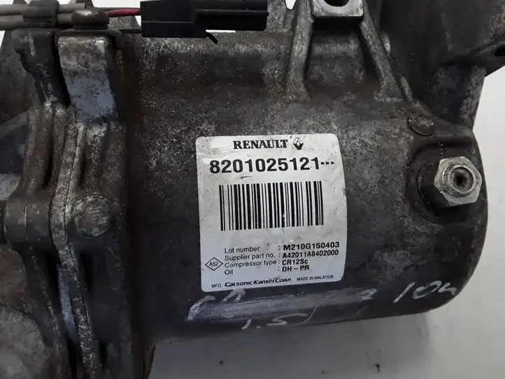 Renault Fluence (2009 - 2013) 8201025121 Компрессор (насос) кондиционера воздуха — фото 3