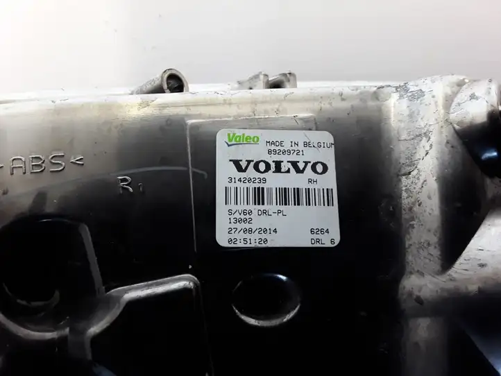 Volvo S60 (2013 - 2018) 31420239 Дневные ходовые огни (LED) — фото 3
