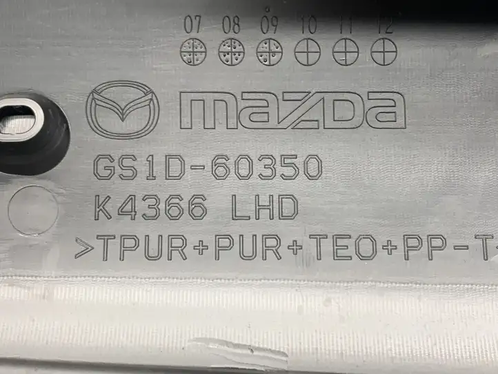 Mazda 6 (2009 - 2012) GS1D60350 Заглушка airbag — фото 4