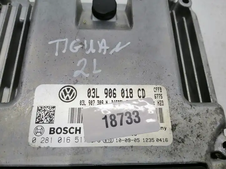 Volkswagen Tiguan (2007 - 2011) 03L906018CD Блок управления двигателем (ЭБУ) — фото 3
