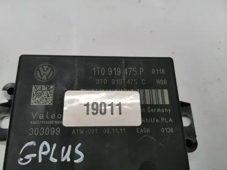 Volkswagen Golf Plus (2008 - 2014) 1T0919475P Блок управления парктрониками — фото 3