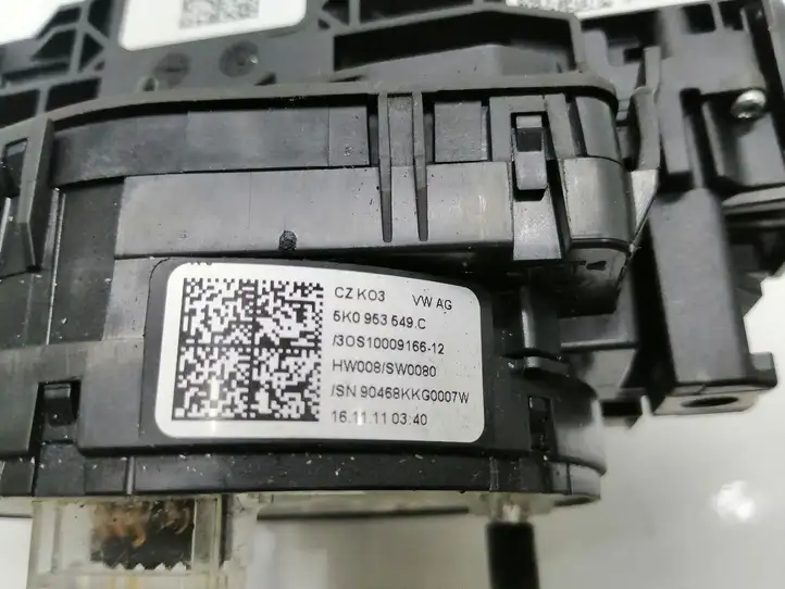 Volkswagen Golf Plus (2008 - 2014) 5K0953549C Контактное кольцо SRS — фото 6