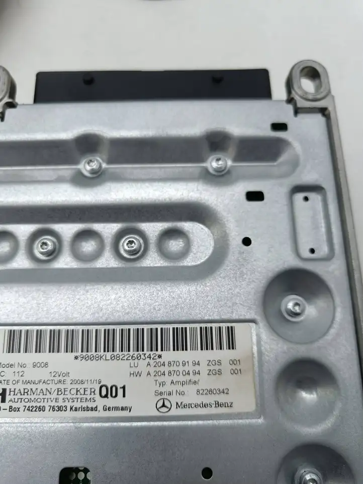 Mercedes-Benz C W204 (2007 - 2014) A2048205002 Комплект аудиосистемы — фото 2