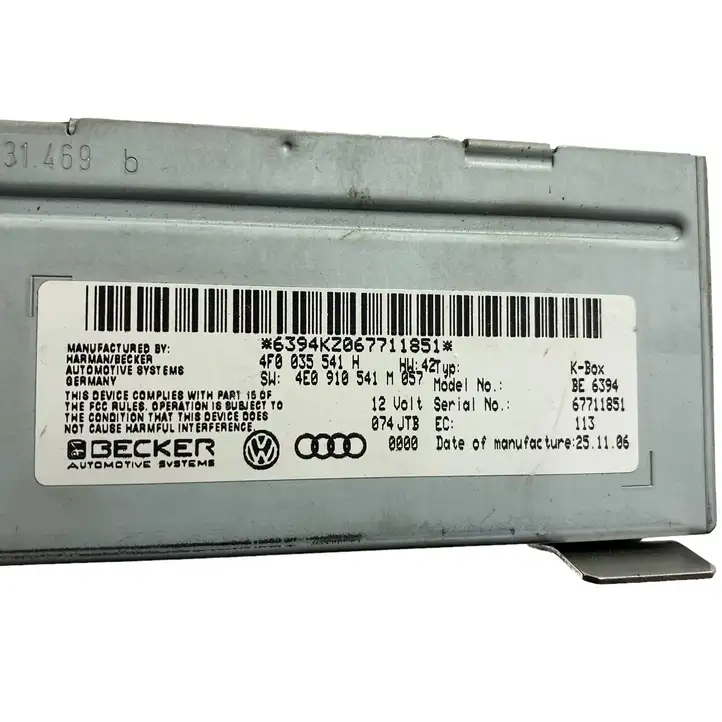 Audi A6 S6 C6 4F (2004 - 2008) 4F0035541H Магнитола / мультимедийная система — фото 9