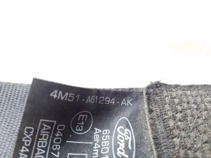 Ford Focus (2005 - 2008) 4M51A61294AK Передний ремень безопасности — фото 3