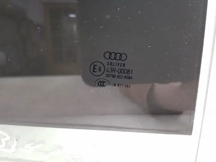 Audi A4 S4 B7 8E 8H (2004 - 2009) Стекло задней двери — фото 2
