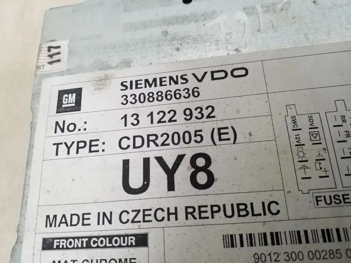 Opel Meriva A (2002 - 2006) 13122932 Магнитола / мультимедийная система — фото 3