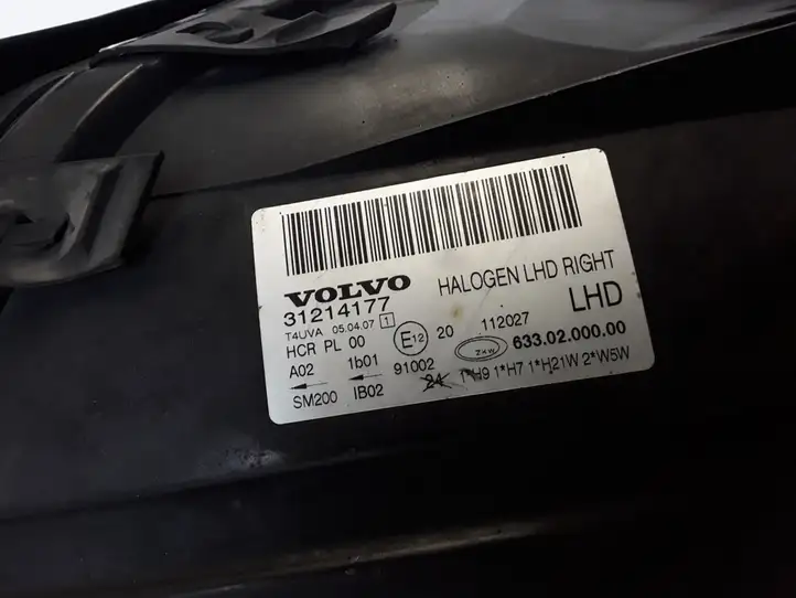 Volvo S80 (2006 - 2009) 31214177 Передняя фара — фото 2
