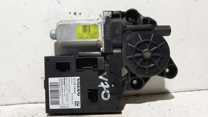 Volvo S40 (2004 - 2007)  30798106AB Механизм для электрического подъема окон передней двери (без двигателя)