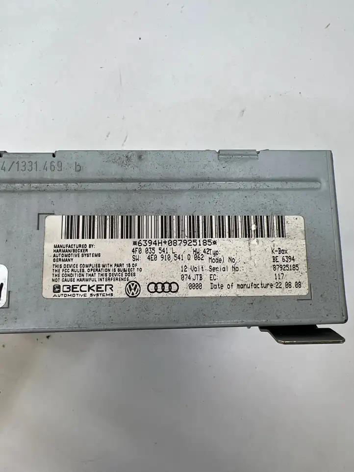 Audi A6 Allroad C6 (2006 - 2008) 4E0910541Q Магнитола / мультимедийная система — фото 2