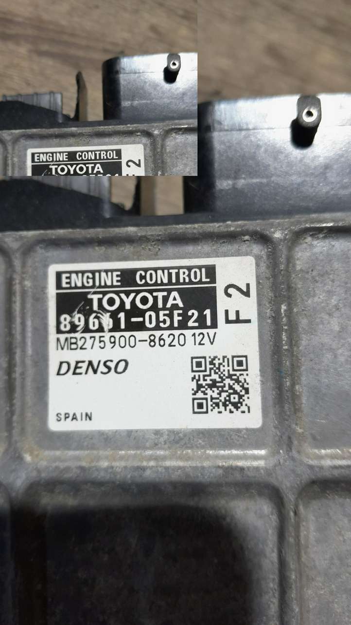 Toyota Avensis T270 (2012 - 2015)  8966105F21 Блок управления двигателем ECU