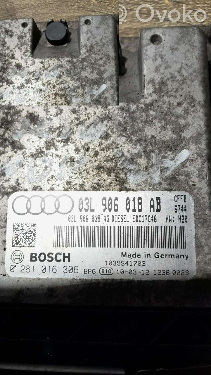 Volkswagen Golf VI (2009 - 2013)  03L906018 Блок управления двигателем ECU