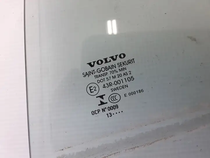 Volvo S60 (2013 - 2018) 31335324 Стекло задней двери — фото 2