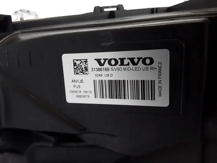 Volvo S90, V90 (2016 - 2020) 31386169 Передняя фара — фото 4