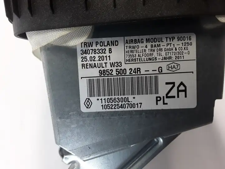 Renault Wind (2010 - 2013) 985250024R Подушка безопасности пассажира — фото 3