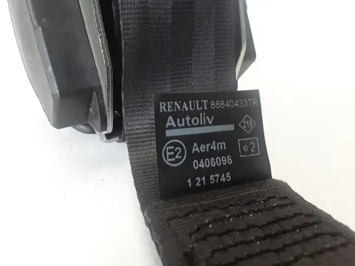 Renault Laguna III (2007 - 2015) 888404337r Задний ремень безопасности — фото 4