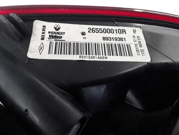 Renault Megane III (2009 - 2016) 265500010R Задний фонарь в кузове — фото 4