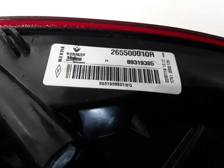 Renault Megane III (2009 - 2016) 265500010R Задний фонарь в кузове — фото 5